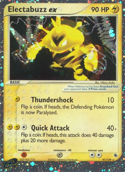Electabuzz ex (97/109) [EX: Ruby & Sapphire] | Eastridge Sports Cards & Games