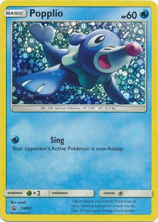 Popplio (SM03) (General Mills Promo) [Sun & Moon: Black Star Promos] | Eastridge Sports Cards & Games