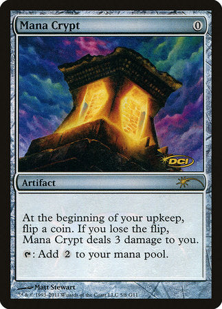 Mana Crypt [Judge Gift Cards 2011] | Eastridge Sports Cards & Games