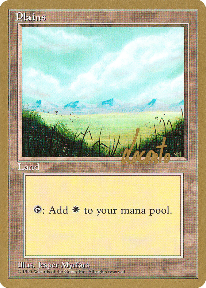 Plains (ml366) (Michael Loconto) [Pro Tour Collector Set] | Eastridge Sports Cards & Games