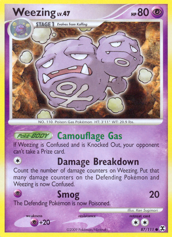 Weezing (87/111) [Platinum: Rising Rivals] | Eastridge Sports Cards & Games