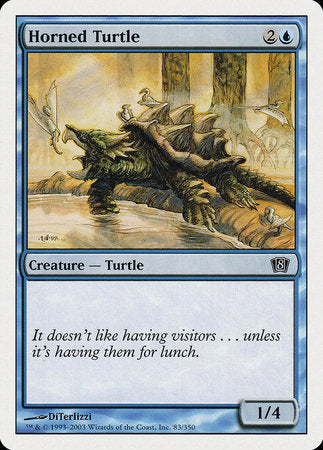 Horned Turtle [Eighth Edition] | Eastridge Sports Cards & Games