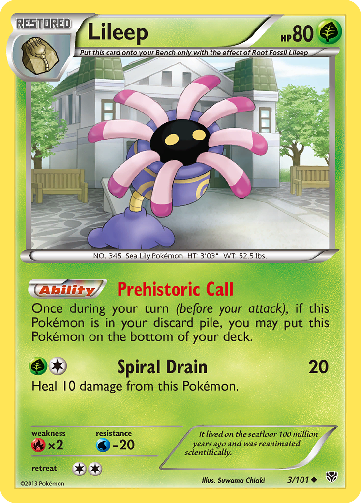Lileep (3/101) [Black & White: Plasma Blast] | Eastridge Sports Cards & Games