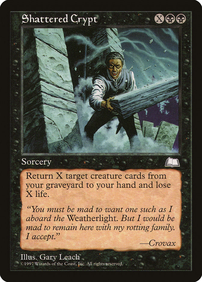 Shattered Crypt [Weatherlight] | Eastridge Sports Cards & Games