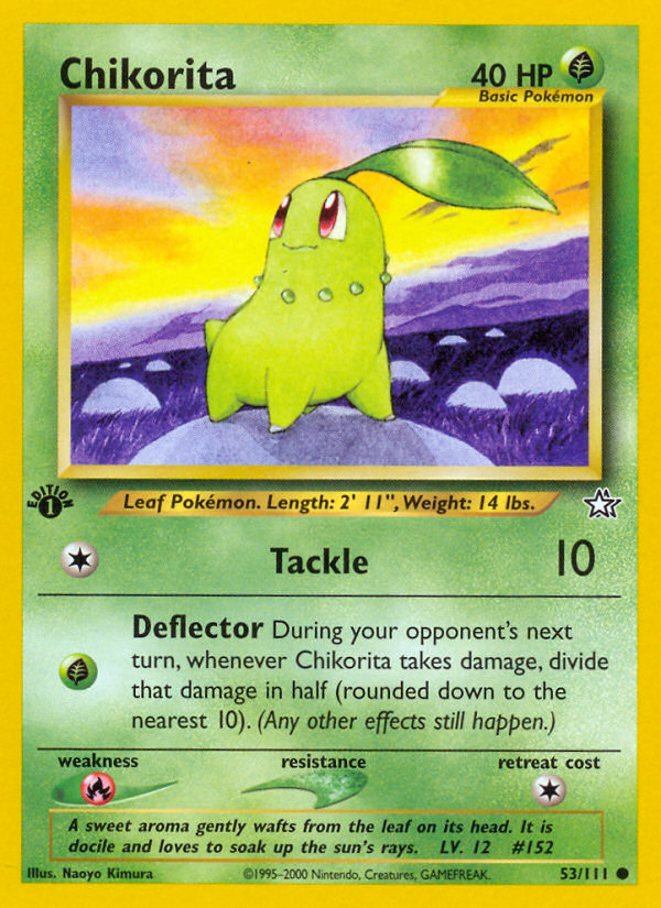 Chikorita (53/111) [Neo Genesis 1st Edition] | Eastridge Sports Cards & Games