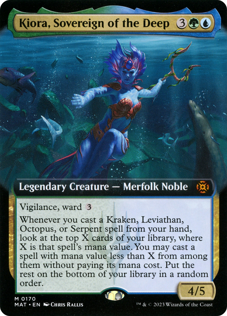 Kiora, Sovereign of the Deep (Extended Art) [March of the Machine: The Aftermath] | Eastridge Sports Cards & Games