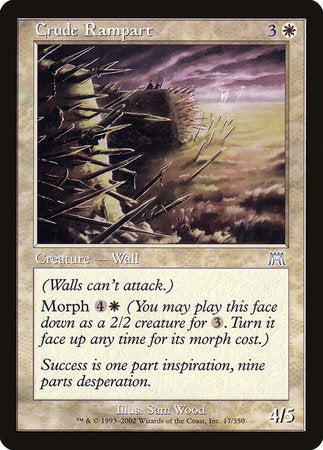 Crude Rampart [Onslaught] | Eastridge Sports Cards & Games