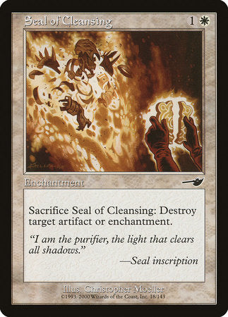 Seal of Cleansing [Nemesis] | Eastridge Sports Cards & Games