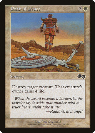 Path of Peace [Urza's Saga] | Eastridge Sports Cards & Games