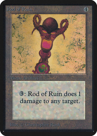 Rod of Ruin [Limited Edition Alpha] | Eastridge Sports Cards & Games