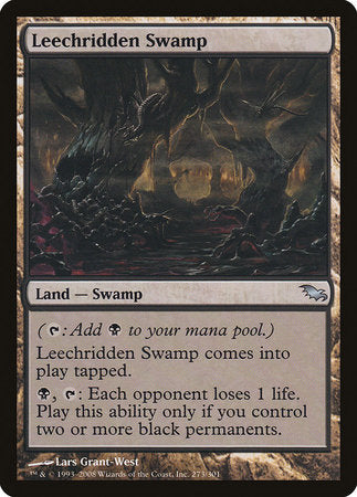 Leechridden Swamp [Shadowmoor] | Eastridge Sports Cards & Games