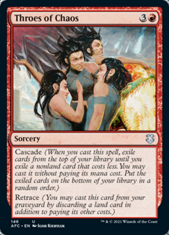 Throes of Chaos [Dungeons & Dragons: Adventures in the Forgotten Realms Commander] | Eastridge Sports Cards & Games