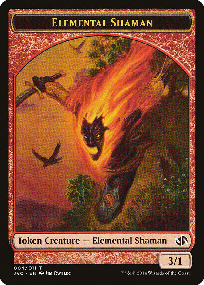Elemental Shaman Token (Jace vs. Chandra) [Duel Decks Anthology Tokens] | Eastridge Sports Cards & Games