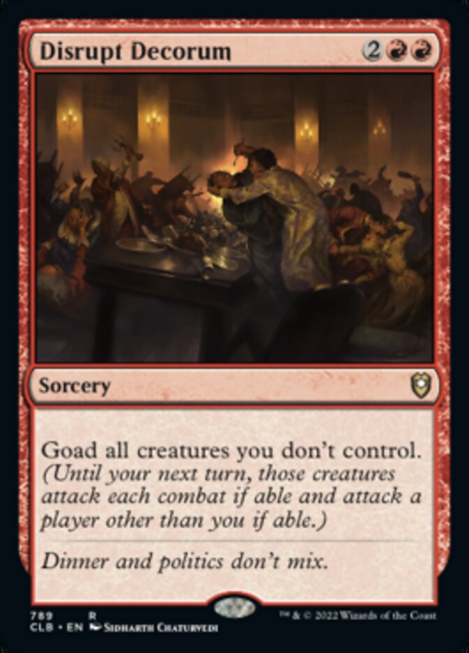 Disrupt Decorum [Commander Legends: Battle for Baldur's Gate] | Eastridge Sports Cards & Games