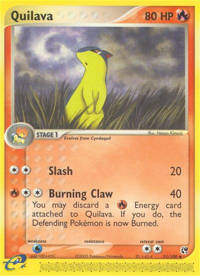 Quilava (51/100) [EX: Sandstorm] | Eastridge Sports Cards & Games