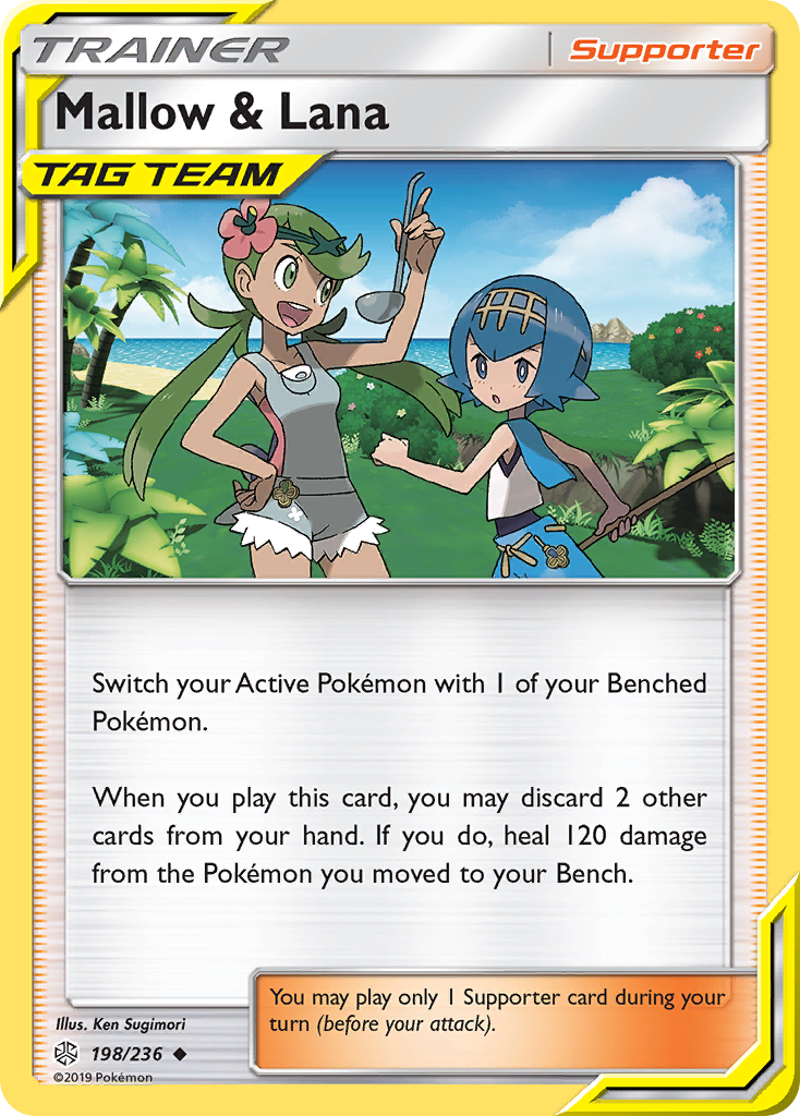 Mallow & Lana (198/236) [Sun & Moon: Cosmic Eclipse] | Eastridge Sports Cards & Games