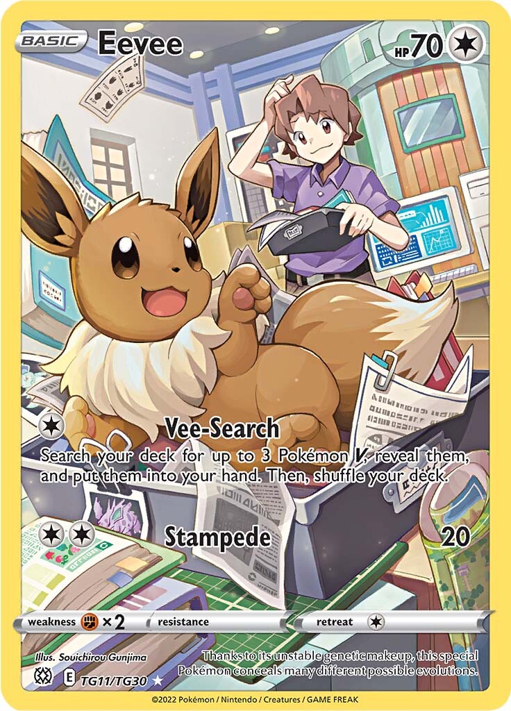 Eevee (TG11/TG30) [Sword & Shield: Brilliant Stars] | Eastridge Sports Cards & Games