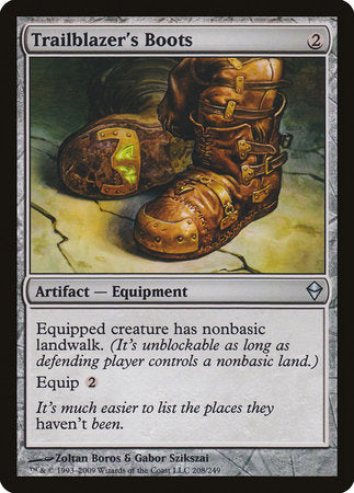 Trailblazer's Boots [Zendikar] | Eastridge Sports Cards & Games