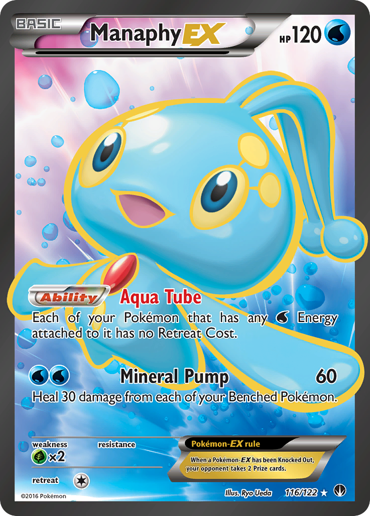 Manaphy EX (116/122) [XY: BREAKpoint] | Eastridge Sports Cards & Games