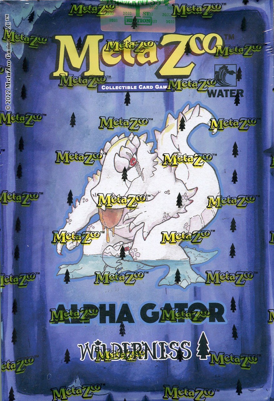 MetaZoo - Wilderness 1st Edition Theme Deck - Alpha Gator | Eastridge Sports Cards & Games