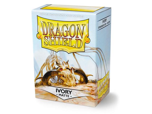 Dragon Shield Sleeves: Japanese Matte Ivory (Box Of 60) | Eastridge Sports Cards & Games