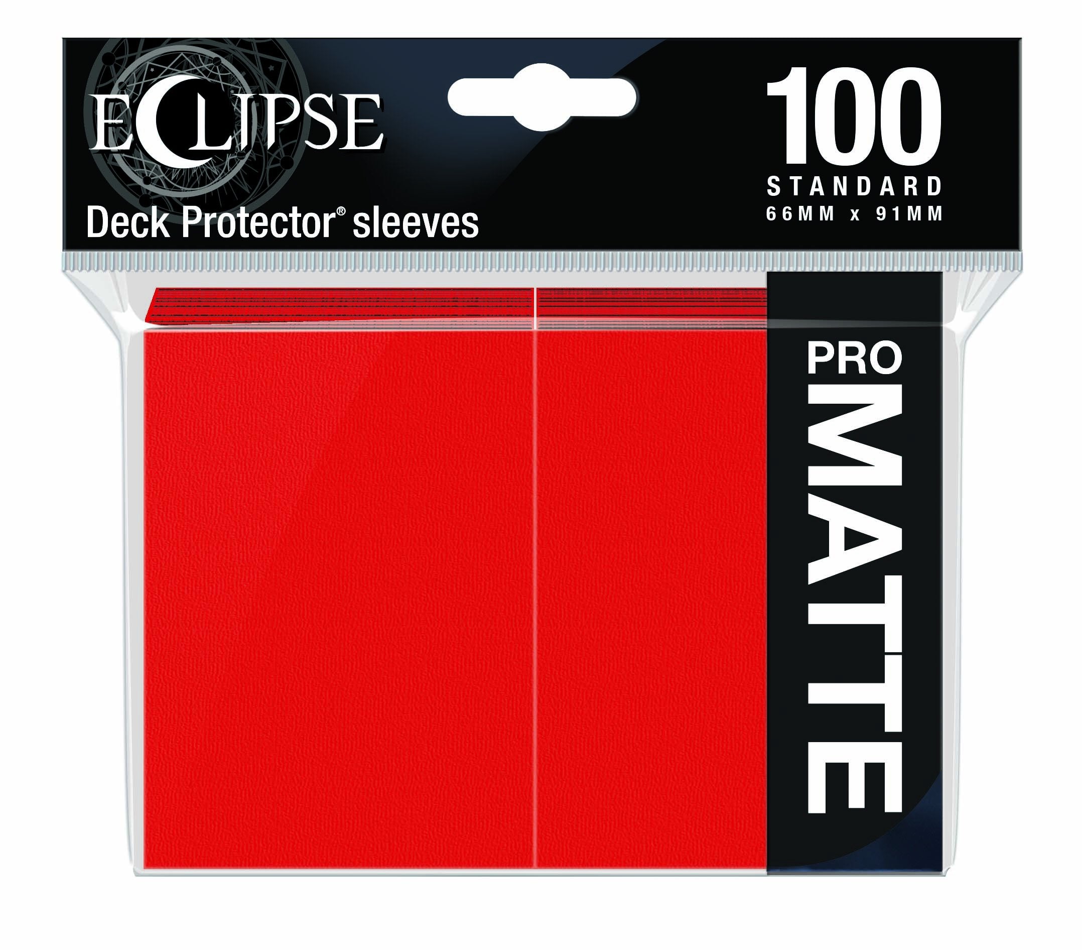Ultra Pro PRO-Matte Eclipse Apple Red Standard Deck Protector 100ct | Eastridge Sports Cards & Games