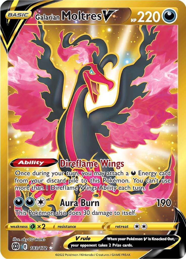 Galarian Moltres V (183/172) [Sword & Shield: Brilliant Stars] | Eastridge Sports Cards & Games