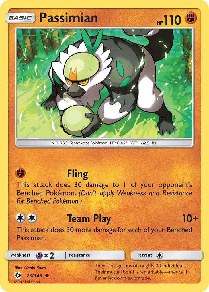 Passimian (73/149) [Sun & Moon: Base Set] | Eastridge Sports Cards & Games