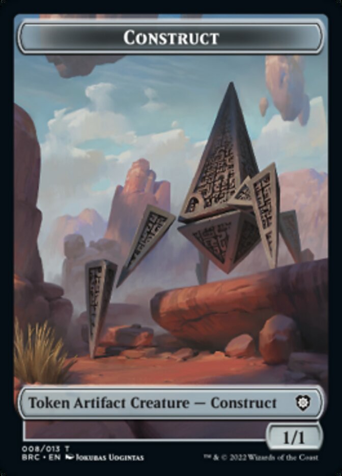Construct (008) // Phyrexian Myr Double-Sided Token [The Brothers' War Commander Tokens] | Eastridge Sports Cards & Games