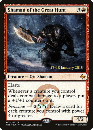 Shaman of the Great Hunt [Fate Reforged Promos] | Eastridge Sports Cards & Games