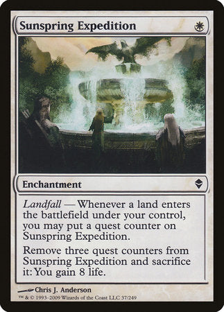 Sunspring Expedition [Zendikar] | Eastridge Sports Cards & Games