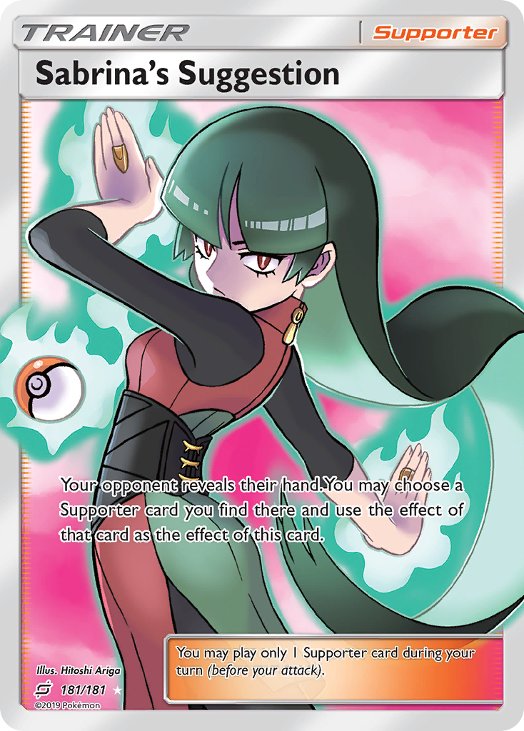 Sabrina's Suggestion (181/181) [Sun & Moon: Team Up] | Eastridge Sports Cards & Games