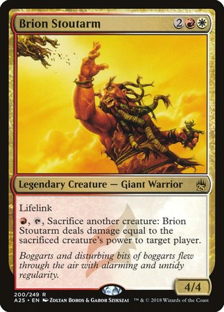 Brion Stoutarm [Masters 25] | Eastridge Sports Cards & Games
