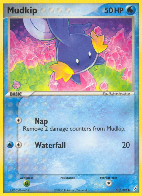 Mudkip (58/100) [EX: Crystal Guardians] | Eastridge Sports Cards & Games