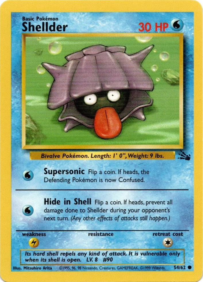 Shellder (54/62) [Fossil Unlimited] | Eastridge Sports Cards & Games
