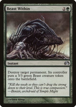 Beast Within [Planechase 2012] | Eastridge Sports Cards & Games