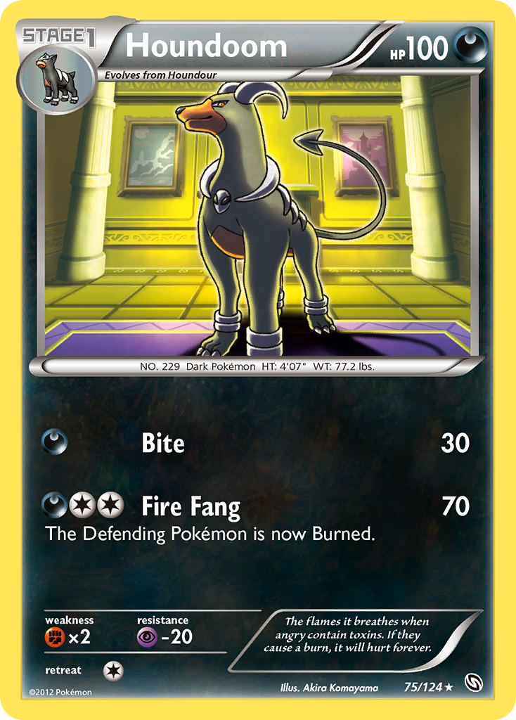 Houndoom (75/124) [Black & White: Dragons Exalted] | Eastridge Sports Cards & Games