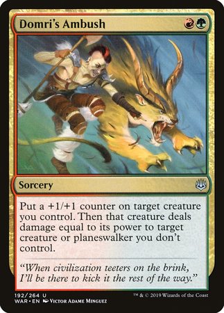 Domri's Ambush [War of the Spark] | Eastridge Sports Cards & Games