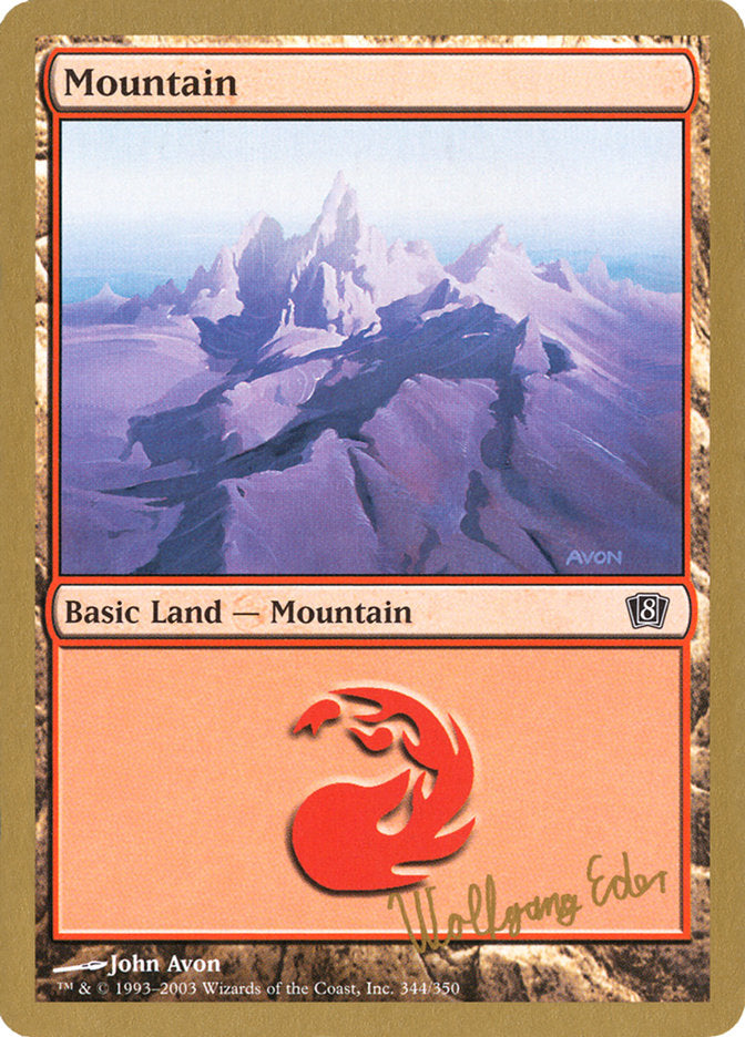 Mountain (Wolfgang Eder) [World Championship Decks 2003] | Eastridge Sports Cards & Games