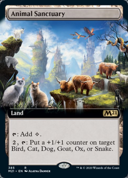 Animal Sanctuary (Extended Art) [Core Set 2021] | Eastridge Sports Cards & Games