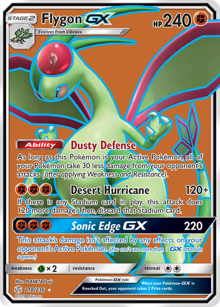 Flygon GX (218/236) [Sun & Moon: Cosmic Eclipse] | Eastridge Sports Cards & Games