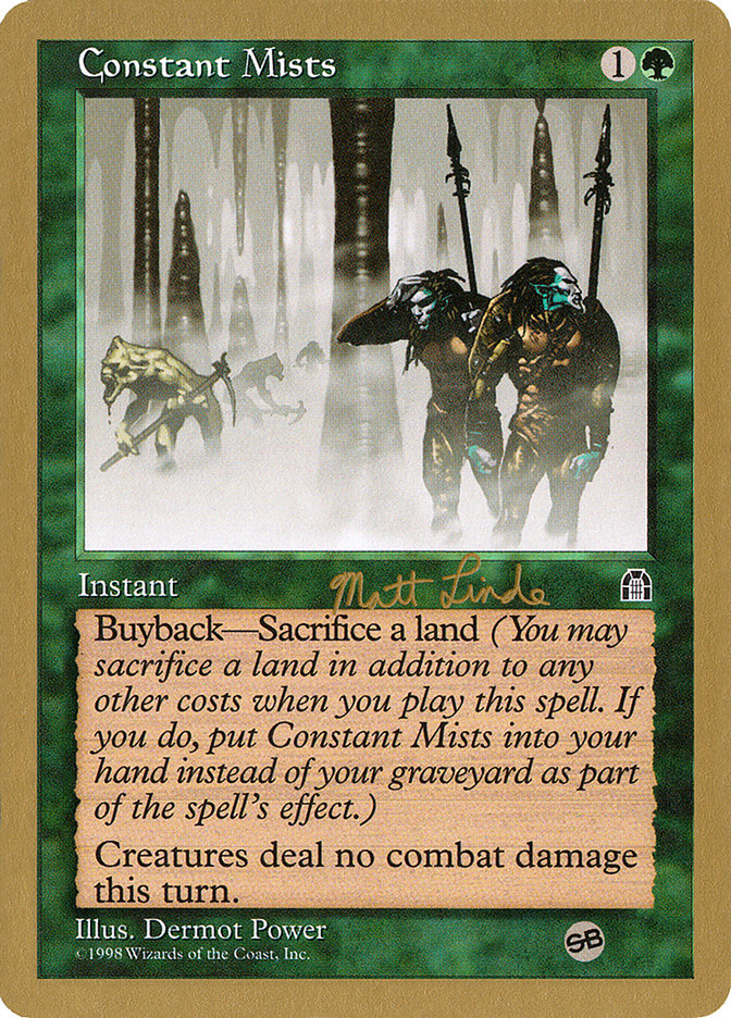 Constant Mists (Matt Linde) (SB) [World Championship Decks 1999] | Eastridge Sports Cards & Games