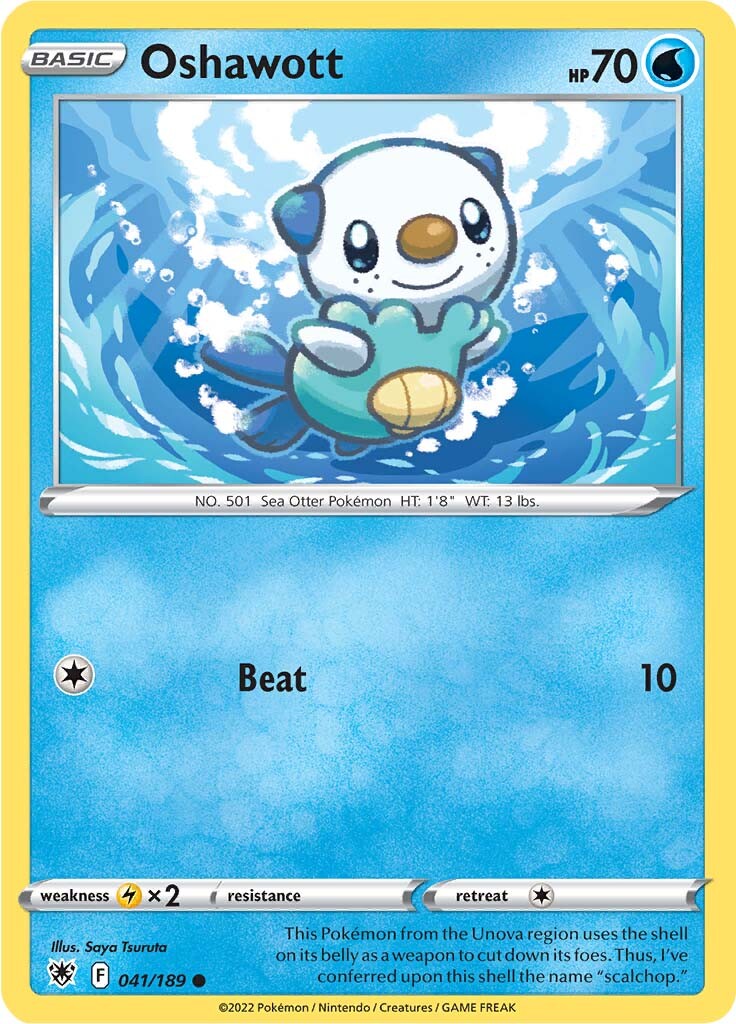 Oshawott (041/189) [Sword & Shield: Astral Radiance] | Eastridge Sports Cards & Games