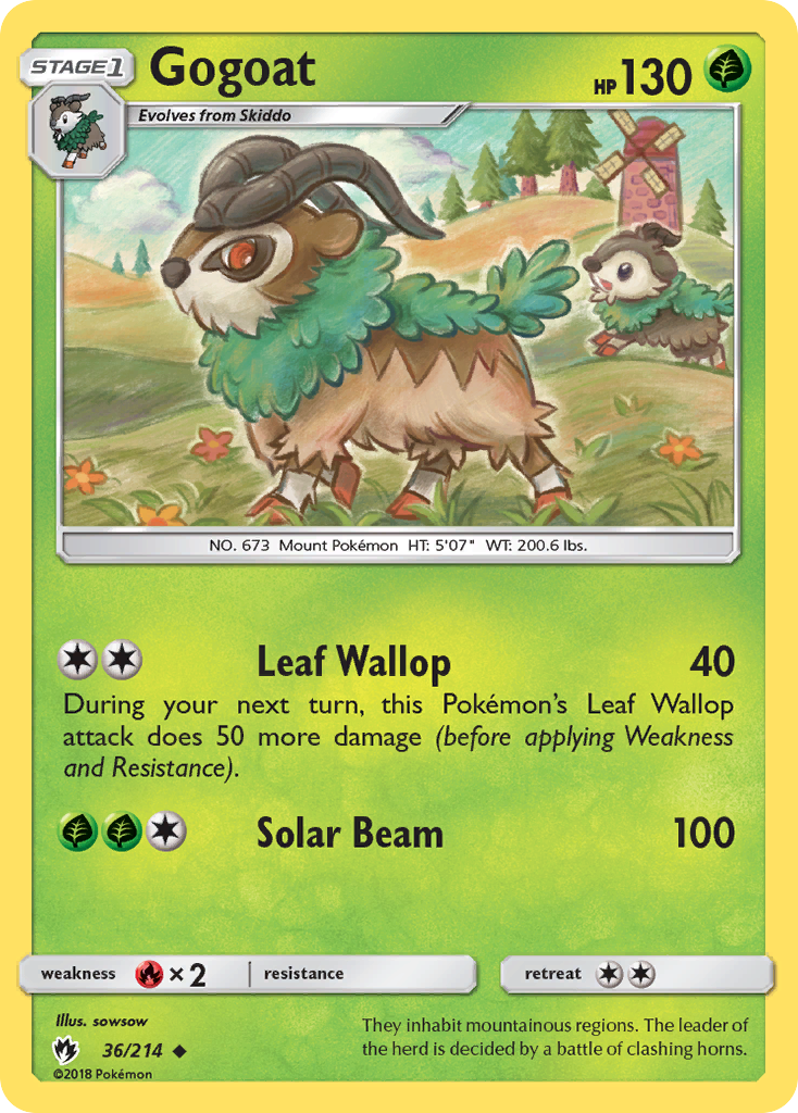 Gogoat (36/214) [Sun & Moon: Lost Thunder] | Eastridge Sports Cards & Games