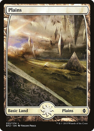 Plains (253) - Full Art [Battle for Zendikar] | Eastridge Sports Cards & Games