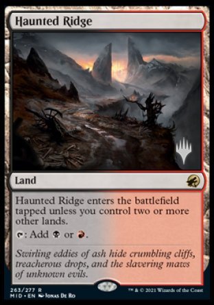 Haunted Ridge (Promo Pack) [Innistrad: Midnight Hunt Promos] | Eastridge Sports Cards & Games