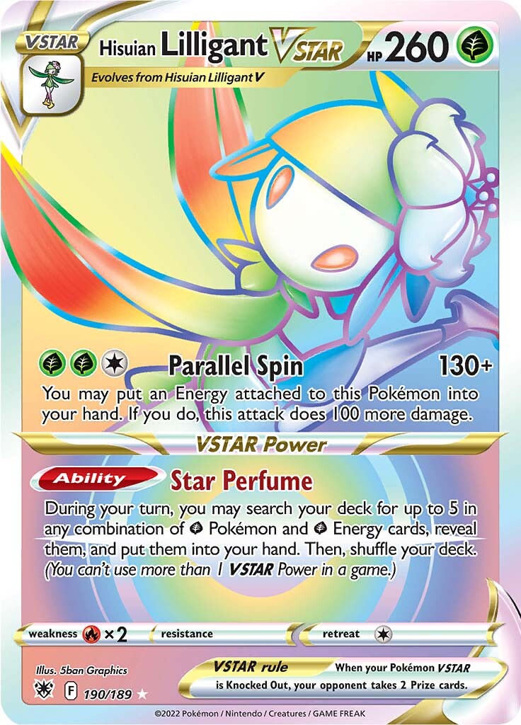 Hisuian Lilligant VSTAR (190/189) [Sword & Shield: Astral Radiance] | Eastridge Sports Cards & Games