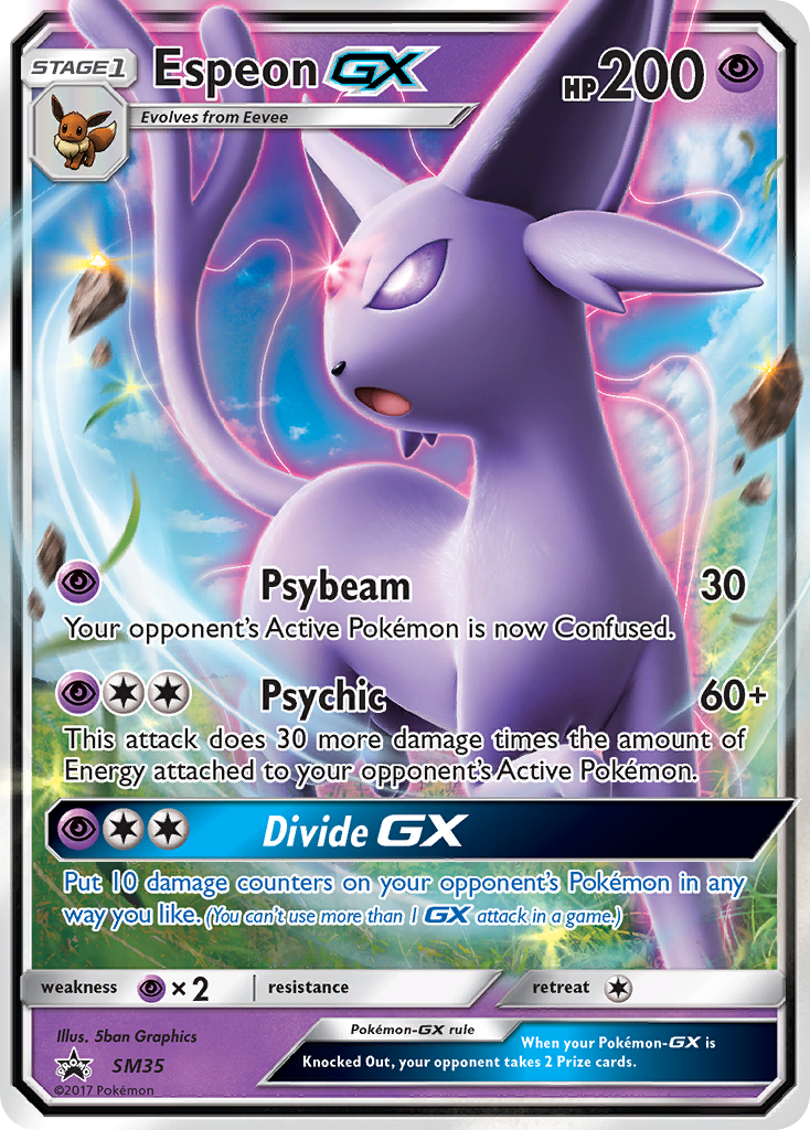 Espeon GX (SM35) [Sun & Moon: Black Star Promos] | Eastridge Sports Cards & Games