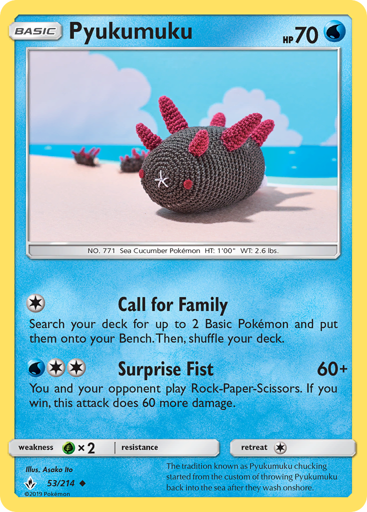 Pyukumuku (53/214) [Sun & Moon: Unbroken Bonds] | Eastridge Sports Cards & Games