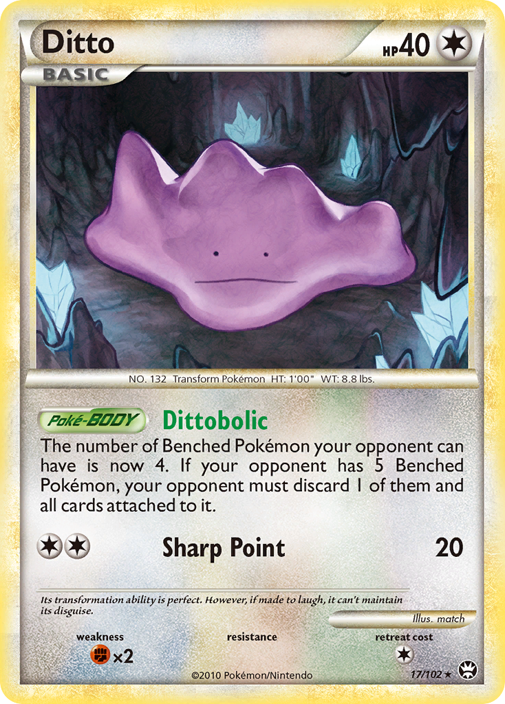 Ditto (17/102) [HeartGold & SoulSilver: Triumphant] | Eastridge Sports Cards & Games